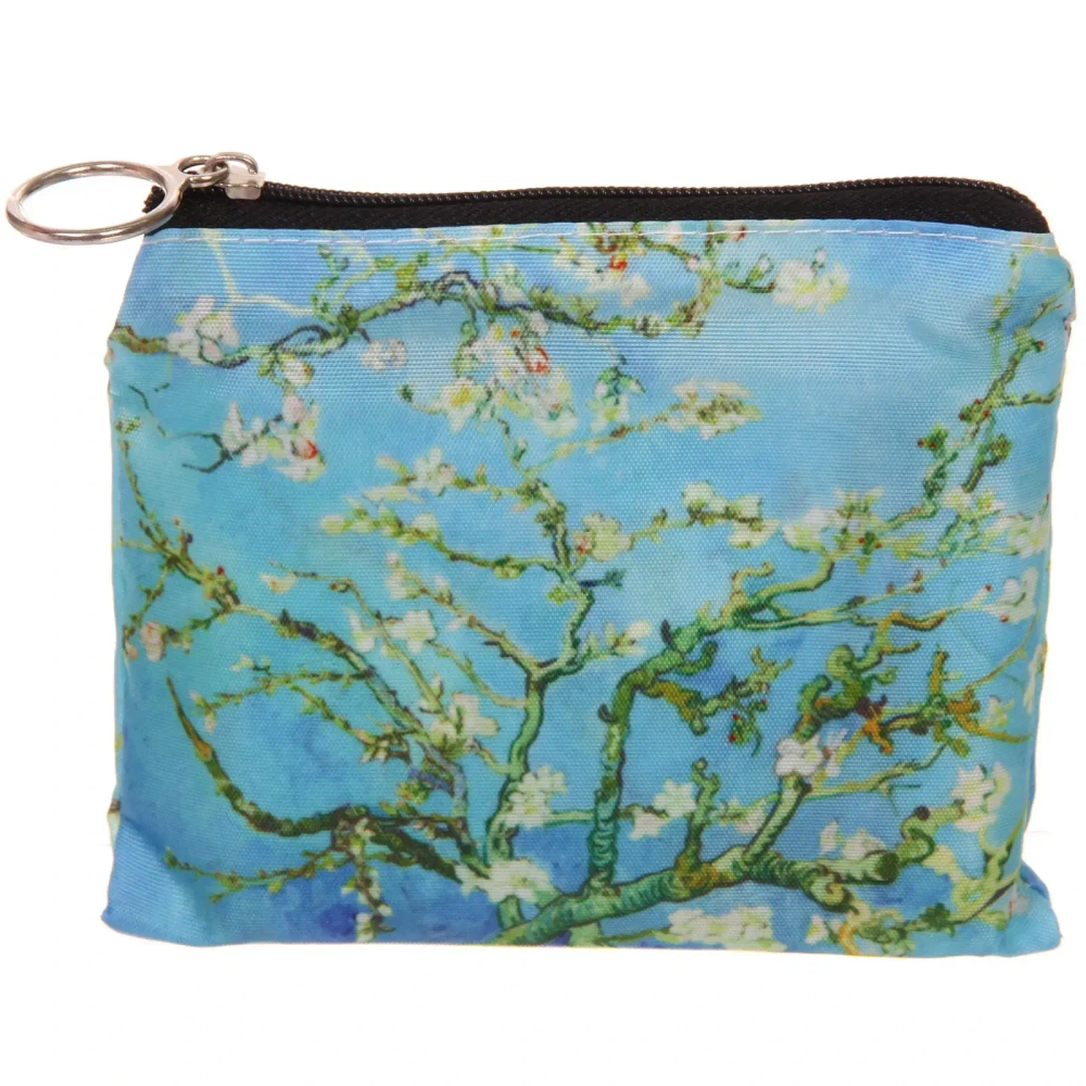 Сумка - шоппер в чехле с замком водонепроницаемая «ИДЕЯДОМА», принт миндальное дерево, 46*55см