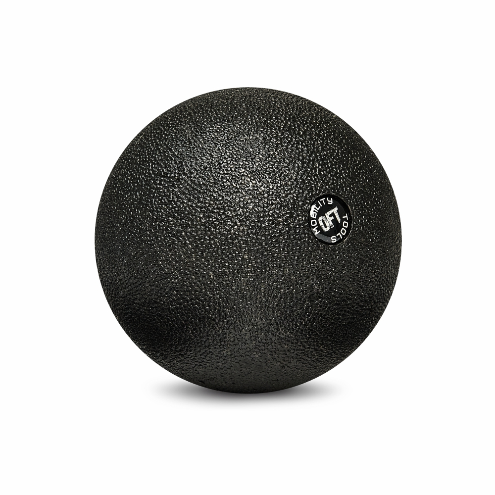 Шар массажный одинарный 10 см черный