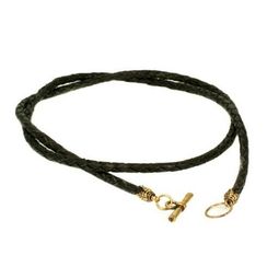 Шнур кожаный плетеный 3 мм