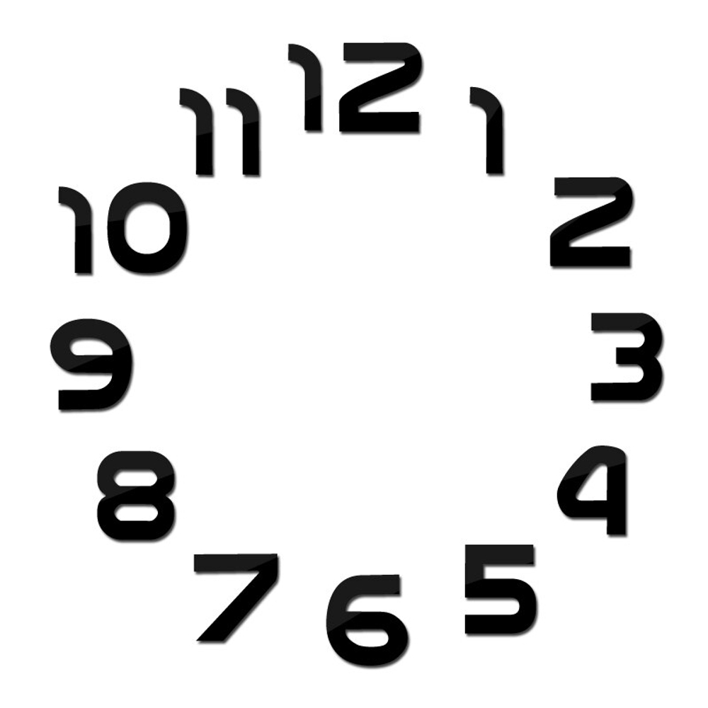 Комплект элементов для 3D часов/ Модель D2