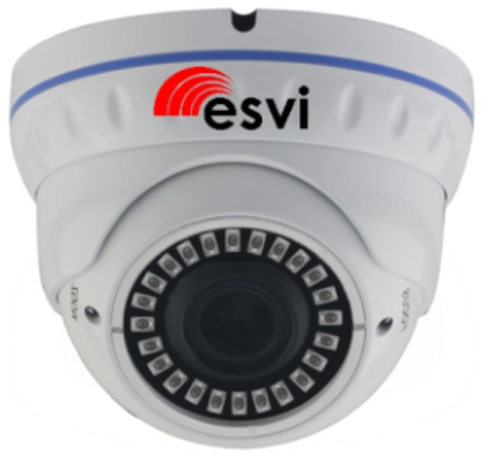 EVC-IP-DNT4.0-CX-P (XM) купольная уличная IP видеокамера, 4.0Мп*21к/с, f=2.8-12мм, POE
