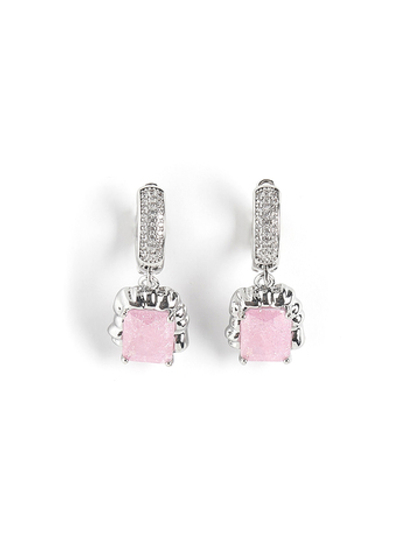 Серьги "Lollipops" Rose Silver