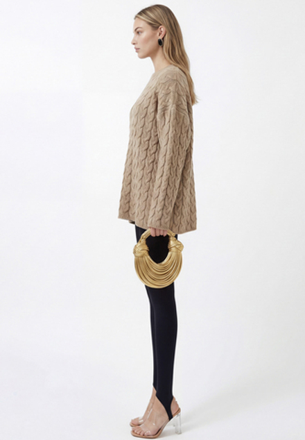 Свитер косичка