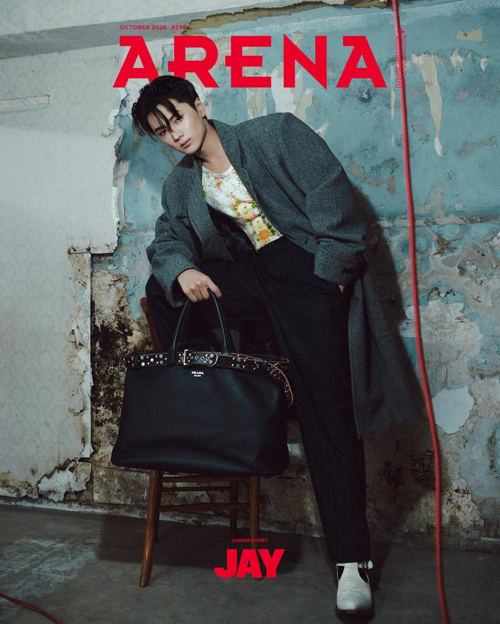 публикация ARENA HOMME - 2025.10 ENHYPEN JAY E Type
