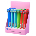 Ручка шариковая, масляная, Basir, синие чернила, серия "Паровозик", с фигуркой, 24 шт