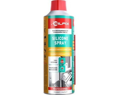 Смазка SILFIX Силиконовая многофункциональная смазка 450 мл,