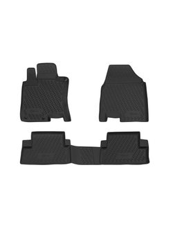 Коврики в салон для NISSAN Qashqai (I, Ir), 2006-2013, 4 шт. (Повышенная устойчивость, повышенная износостойкост FORMAT.CARNIS00021