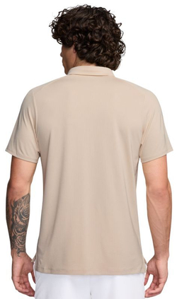 Мужское теннисное поло Nike Court Advantage Dri-Fit Tennis - Бежевый
