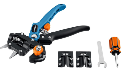 GRINDA P-88, 210 мм, закаленные лезвия, нейлоновые рукоятки, прививочный секатор, PROLine (423488)