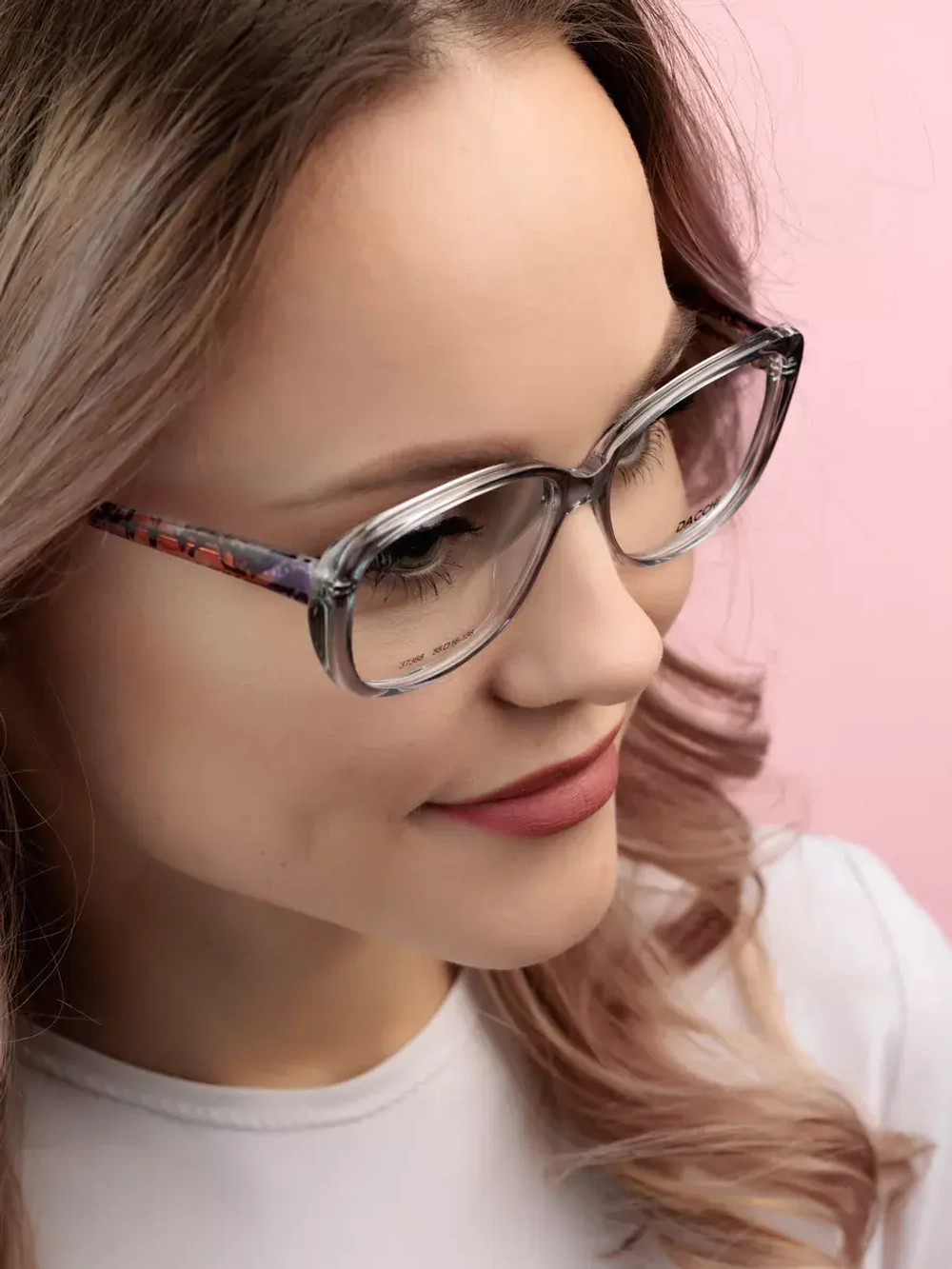 Оправа для очков для зрения пластиковая кошачий глаз