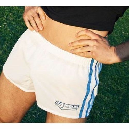 Мужские шорты спортивные белые Aussiebum Shorts White