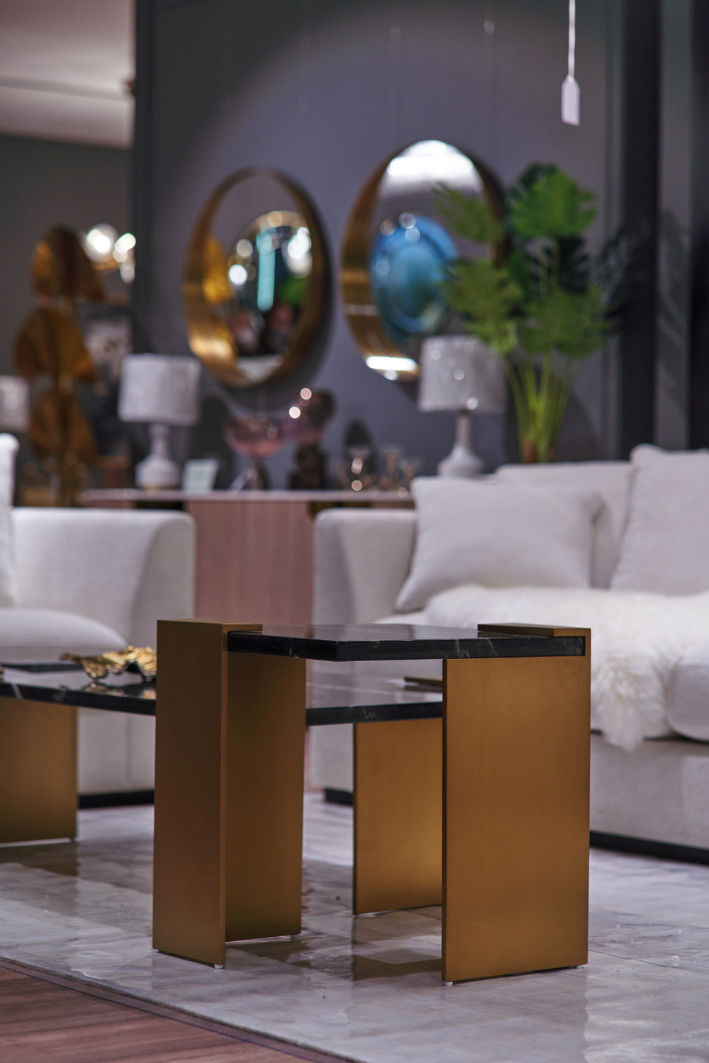 Стол журнальный Garda Decor Nero 33FS-ET1470-BBS