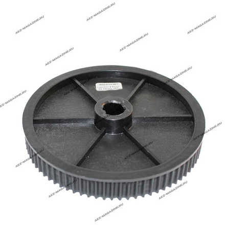 Шкив для бетономешалки Кратон, зубчатый, наружный D-123мм, внутренний d-15мм