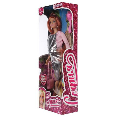 Кукла тип модель София 29 см. беременная, руки и ноги сгибаются, акс. (Карапуз)