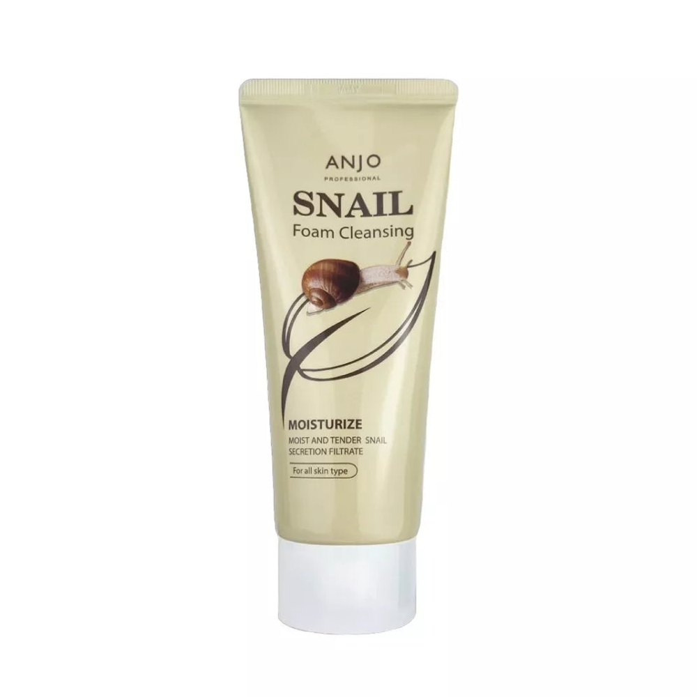 Anjo Professional Snail Foam Cleasing Пенка для умывания лица увлажняющая с муцином улитки, 100 мл