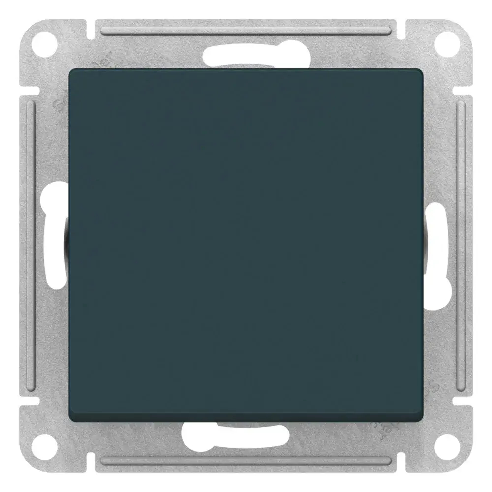 ATLASDESIGN 1-клавишный ВЫКЛЮЧАТЕЛЬ 2-полюсный, 10АХ, механизм, ИЗУМРУД