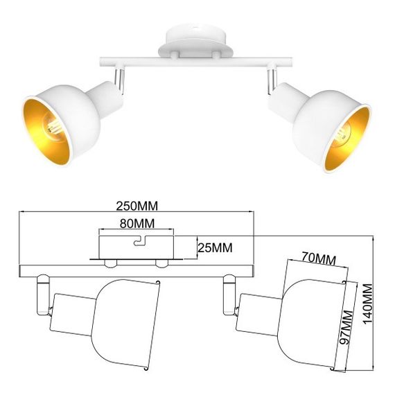 Спот Rivoli Esmeree 7056-702 Б0054744