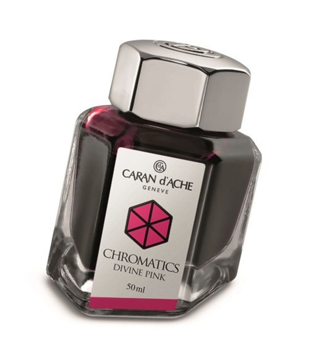 Флакон с чернилами Carandache CHROMATICS Divine Pink 50мл (8011.080)