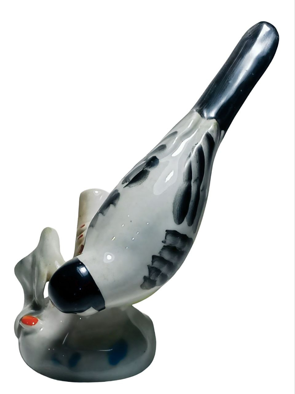 Статуэтка (миниатюра) "Синичка с божьей коровкой" Городница