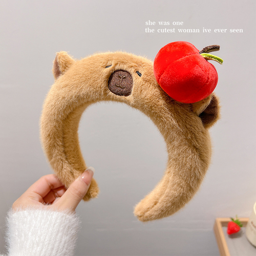 Плюшевый ободок "Fluffy Capybara"