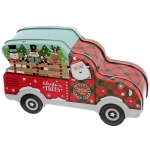 Банка жестяная «Грузовичок с компанией» 19*11*6см