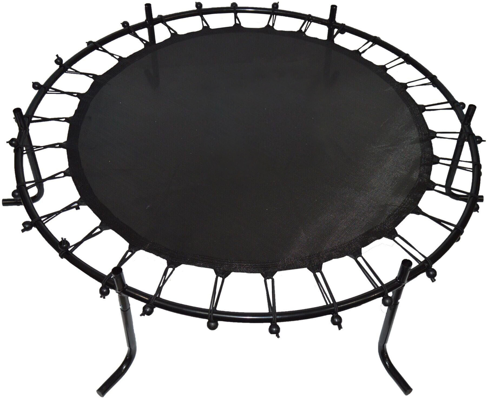 Детский батут с сеткой 140 см синий