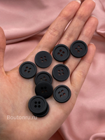 Пуговицы на прокол17 черные