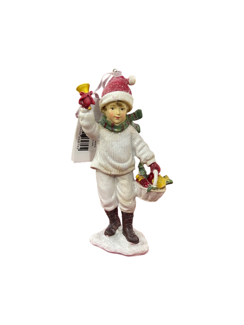Елочное украшение «Мальчик с корзинкой»