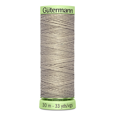 Нить Top Stitch 30/30 м для декоративной отстрочки, Gutermann, 854 пастельно-болотный