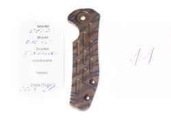 Накладка кастомная для Zero Tolerance 0620 ZT0620 титанфотография - 1