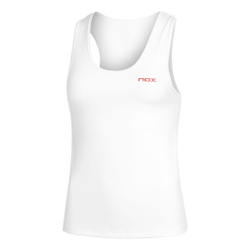 Женская теннисная майка NOX Team Fit Tank-Top Tank Top Women - White