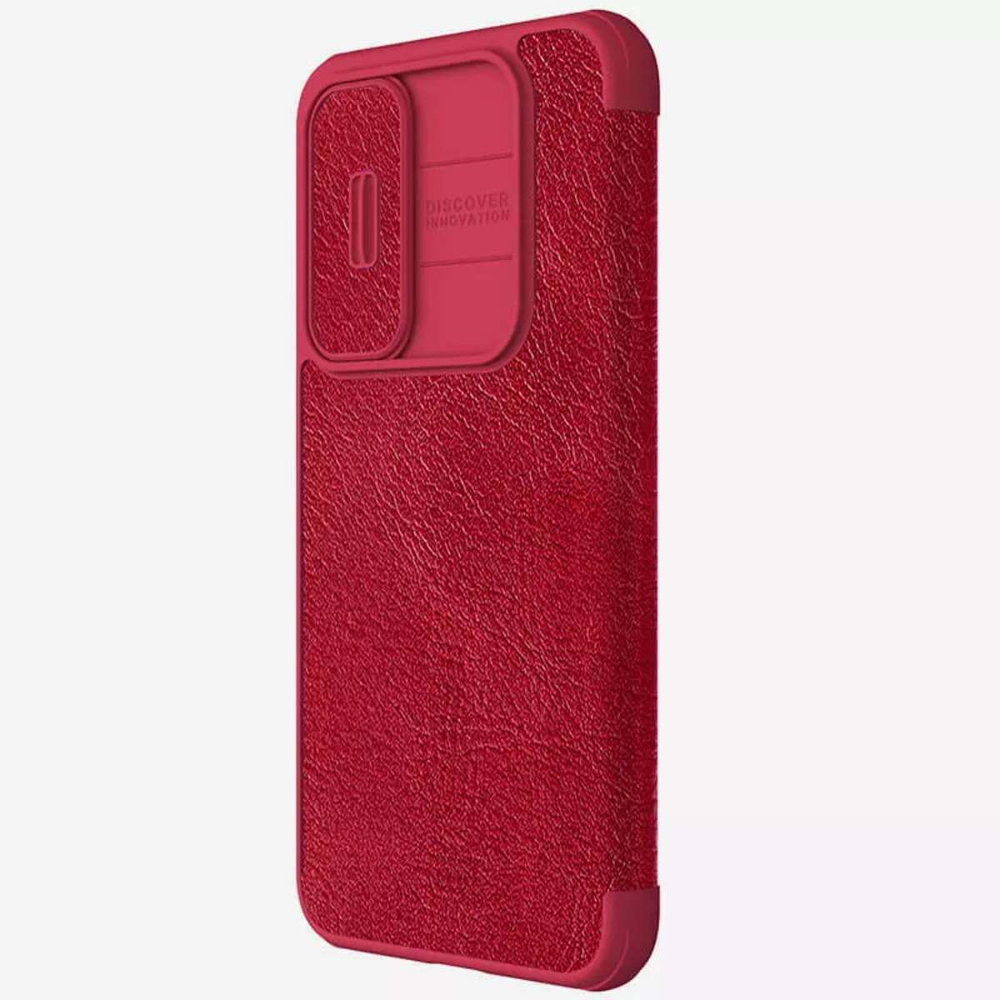 Кожаный чехол-книжка Nillkin Leather Qin Pro для Samsung Galaxy A55