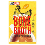 Lonolife, Бульон, куриная кость, палеодиета, 4 пакетика по 16 г (0,56 унции)