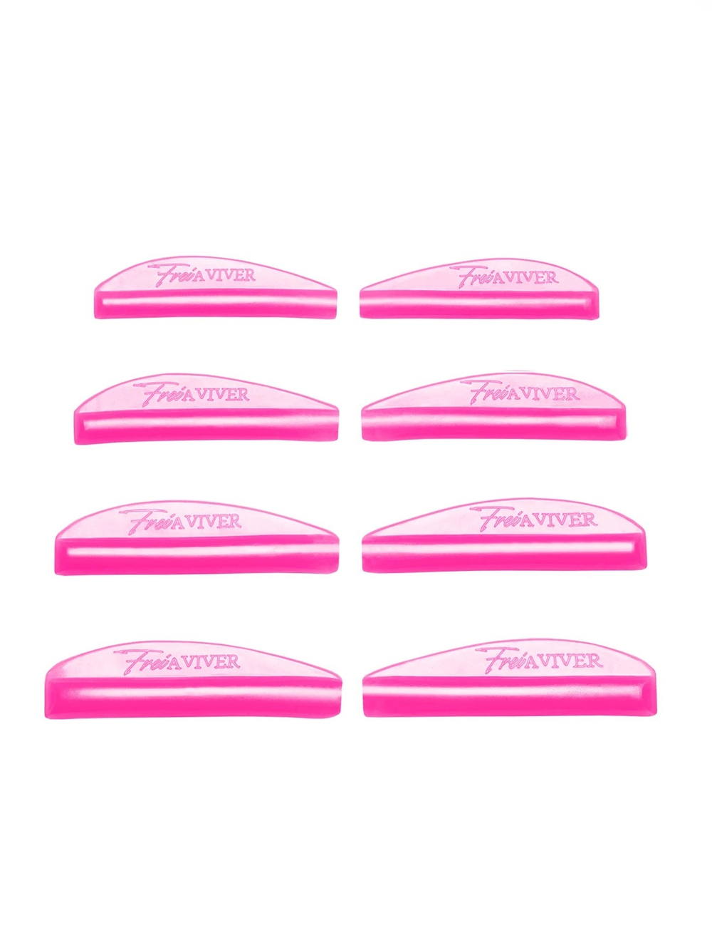 FreiAVIVER Набор глянцевых ОКРУГЛЫХ  валиков для ламинирования Curl, 4 пары, голубой