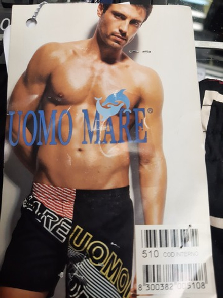 Шорты плавки  Uomo mare 510 , артикул 510, цвет nero