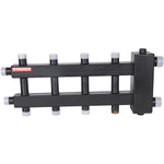 Коллектор с гидравлической стрелкой ROMMER - 1"1/4 НР на 2+2+1 контур 1" НР (до 60 кВт)