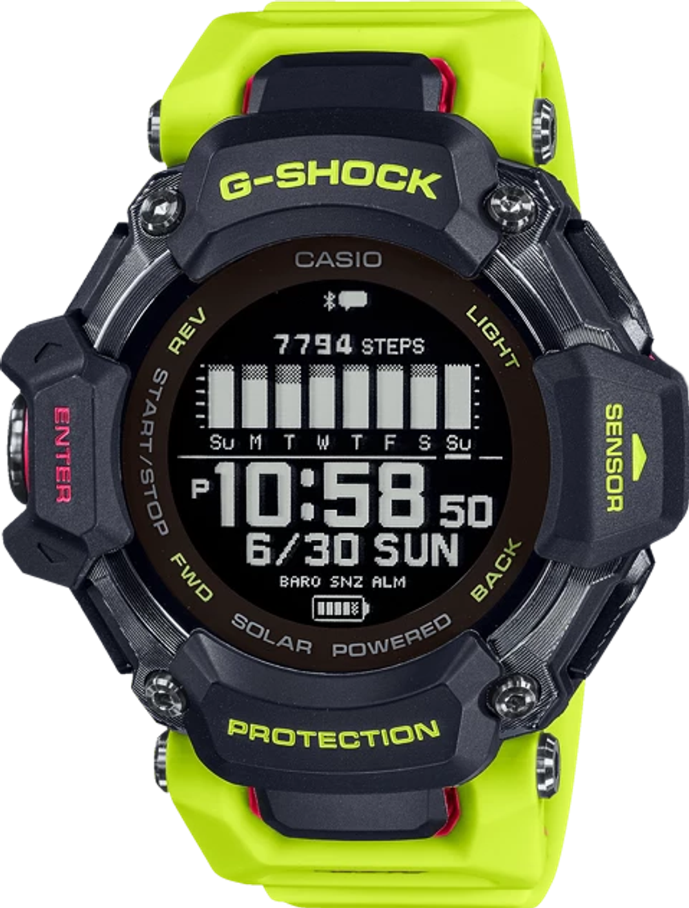 Умные часы Casio G-shock GBD-H2000-1A9