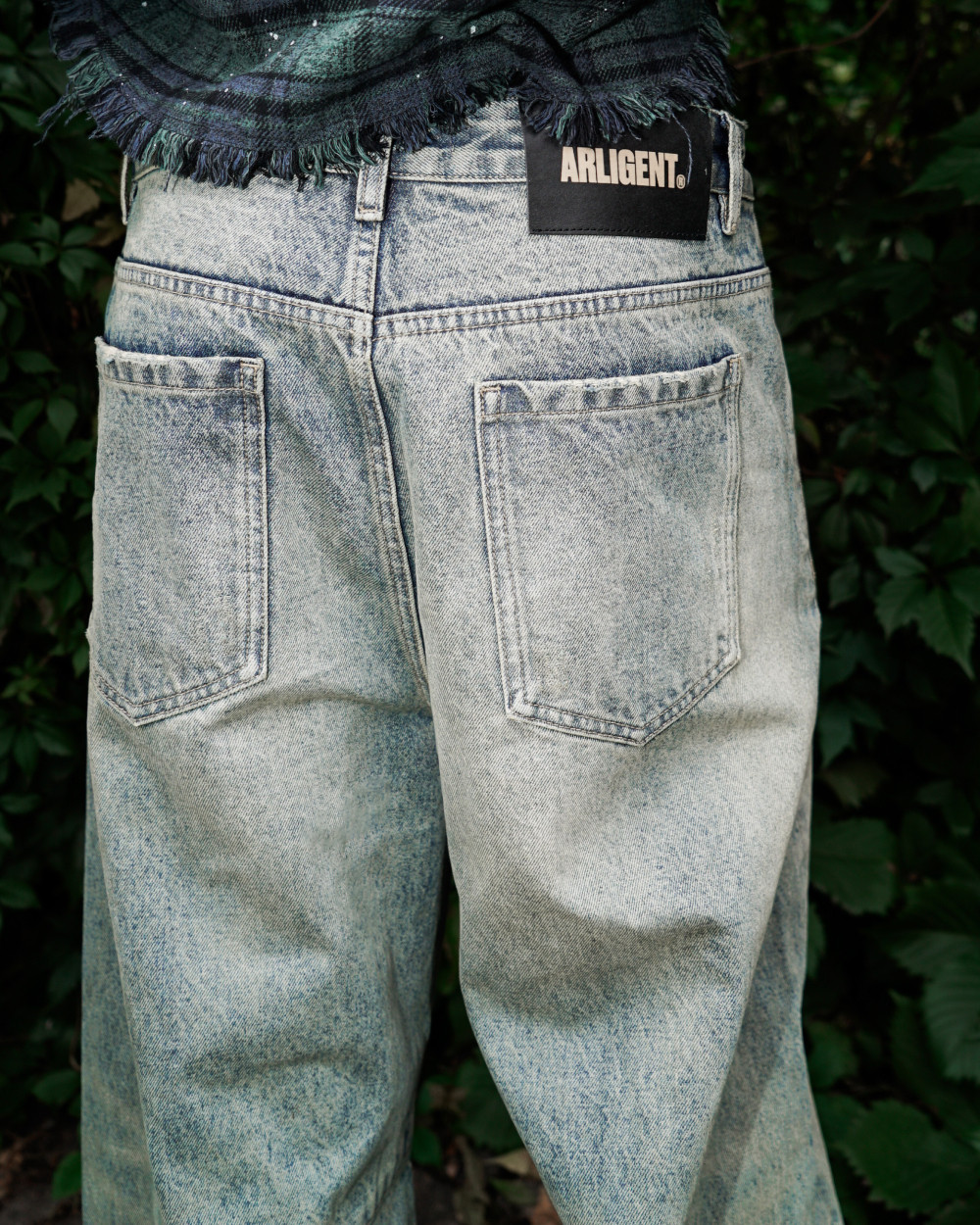 Джинсы Barrel с винтажным эффектом