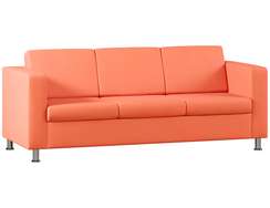 Трехместный диван с подлокотниками Roin RN.03 экокожа Oregon 23