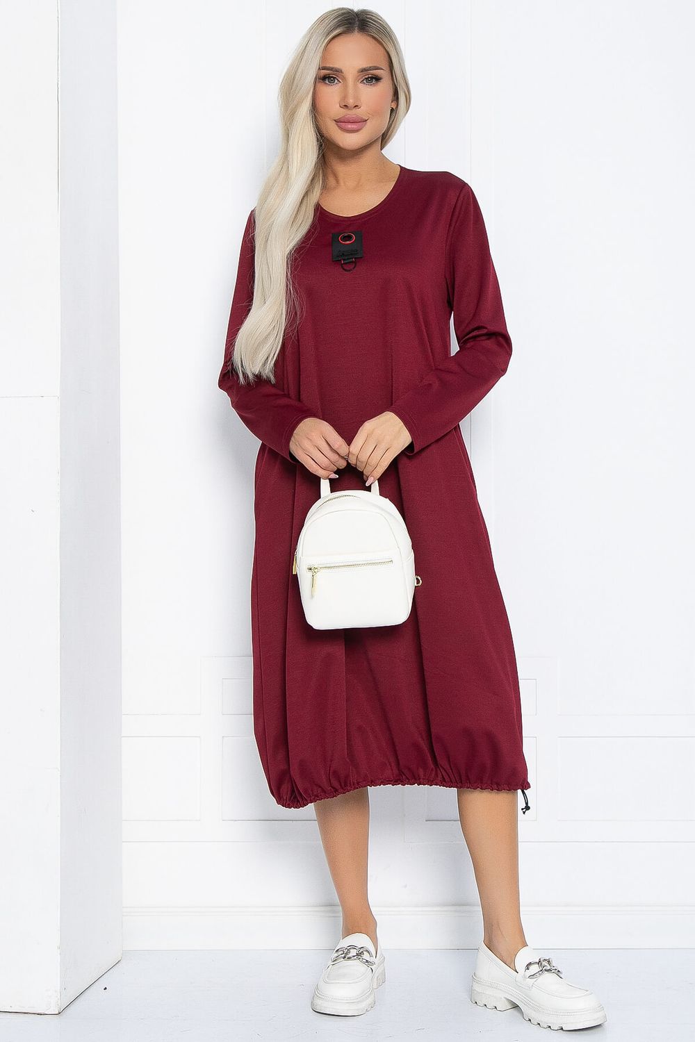 Платье Я жду тебя (бордовое) П12312-15 LT Collection