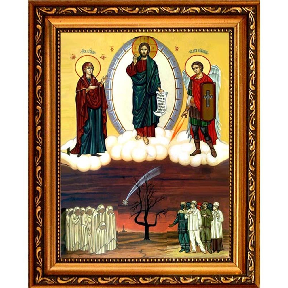 Чернобыльский Спас. Икона на холсте.