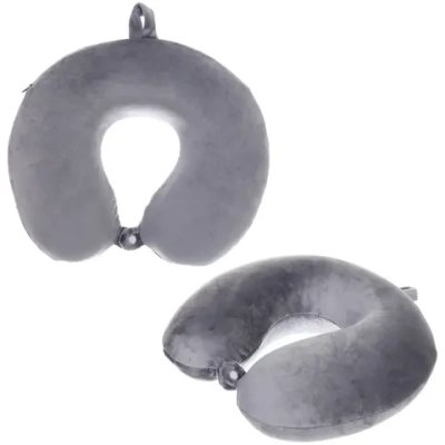 Подушка дорожная «TRIP - Comfort», мемори-эффект, цвет графит