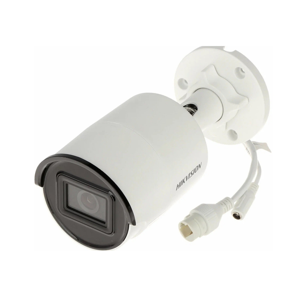 Камера видеонаблюдения HIKVISION DS-2CD2083G2-IU(4mm) 8Мп уличная цилиндрическая IP-камера с EXIR-подсветкой до 40м и технологией AcuSense