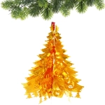 Украшение фольгированное «Волшебная ёлочка» d-40 см, Золото