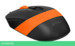 Мышь A4Tech Fstyler FM10 черный/оранжевый