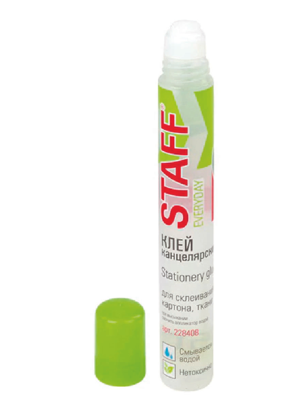 Клей канцелярский STAFF EVERYDAY, 50 мл, сетчатый аппликатор