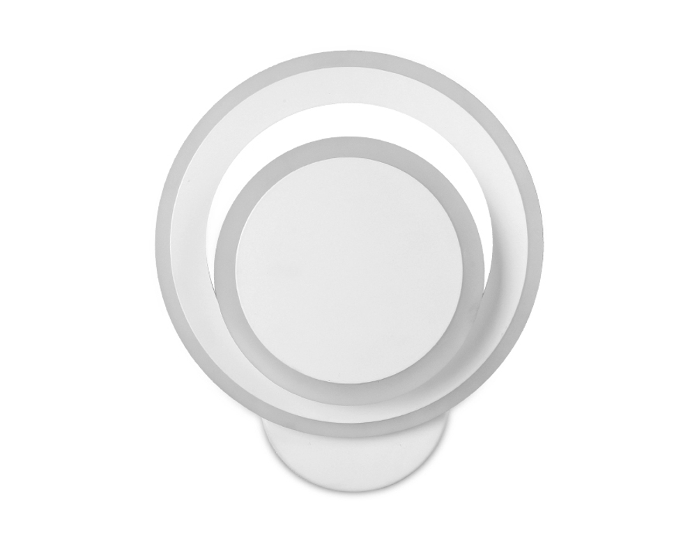 Настенный светодиодный светильник с выключателем FA560 WH/S белый/песок LED 3000K/6400K 24W 200*200*60