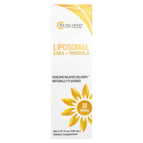 Sunlipid, липосомальная ГАМК с родиолой, 150 мл (5,07 жидк. унции)