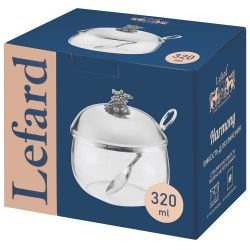 ЕМКОСТЬ ДЛЯ ХРАНЕНИЯ LEFARD СЕРИЯ "HARMONY" 320МЛ С ЛОЖКОЙ