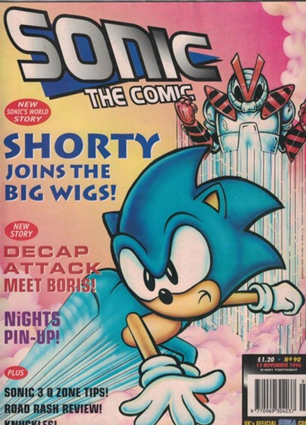 Комикс Sonic The Comic 1996 #90